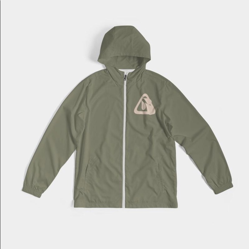 Champagne/ sage Windbreaker